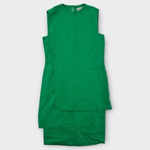 RARE VINTAGE Gianni Versace Dress Womens‎ 42 Wrap Sheath Layered Tiered Italy